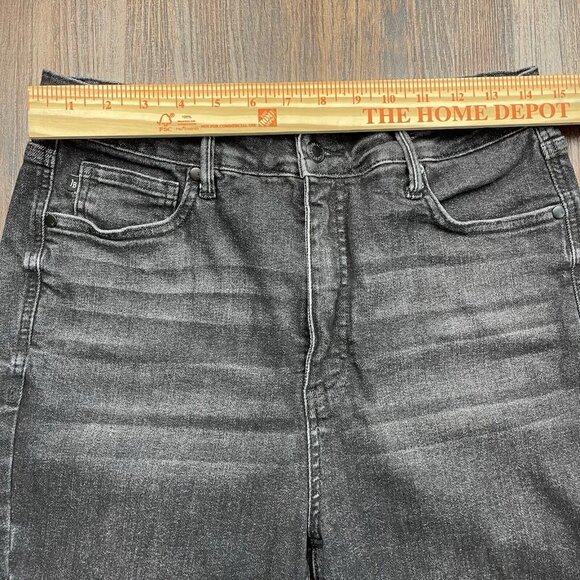 Judy Blue Jeans Womens 13/31 Black Skinny Fit High Rise Dark Wash Stretch - Picture 8 of 12